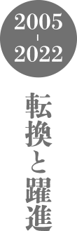 2005～2022　転換と躍進